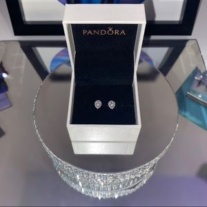 Pandora Radiant Teardrops Stud Earrings, Silver